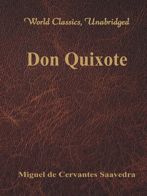 cover image of Don Quixote (World Classics, Unabridged)